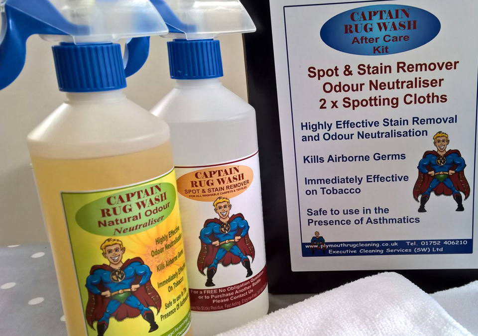 Our new rug care kit